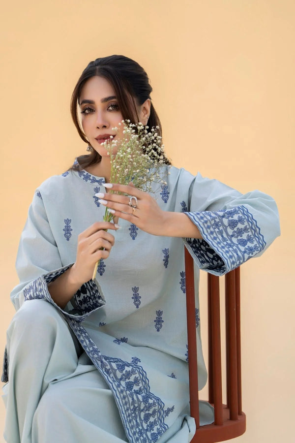Dina Embroidered Farshi Shalwar 2PC Premium Summer Collection