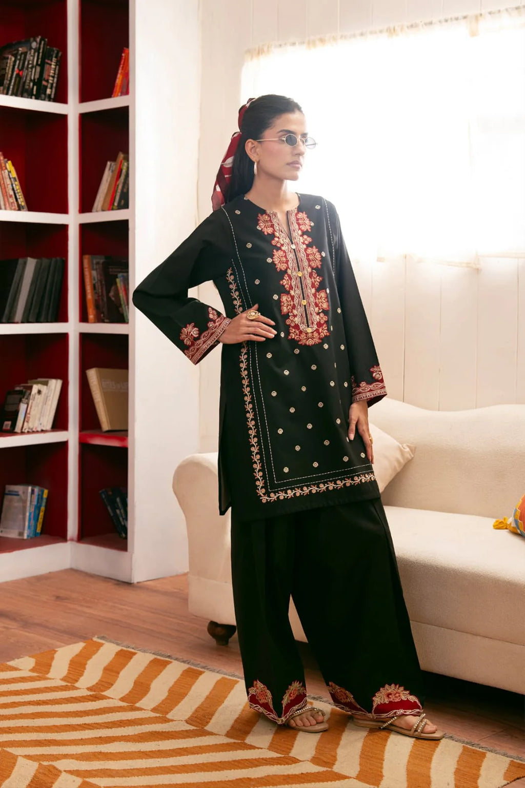 Shadow Embroidered 2PC Lawn Set