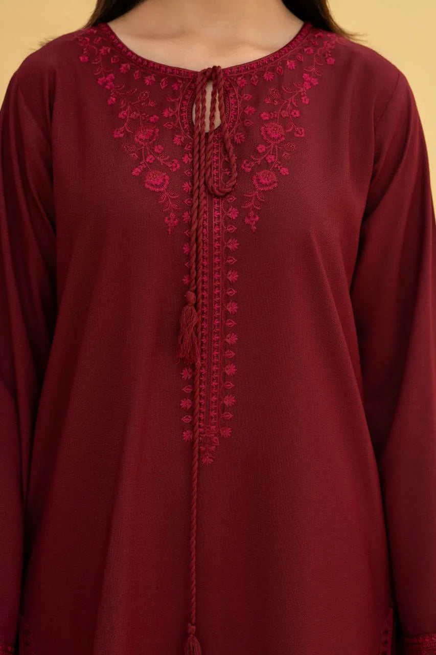 Meherza Embroidered Farshi Shalwar 3PC Premium Collection