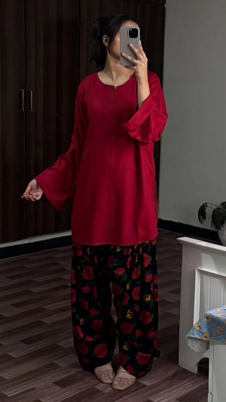 Zareen Digital Farshi Shalwar Set Premium Collection