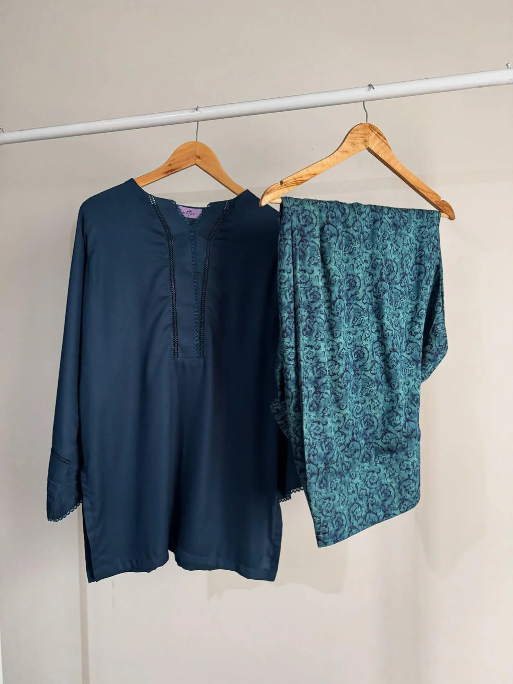 Blue Digital Farshi Shalwar 2PC Luxury Collection