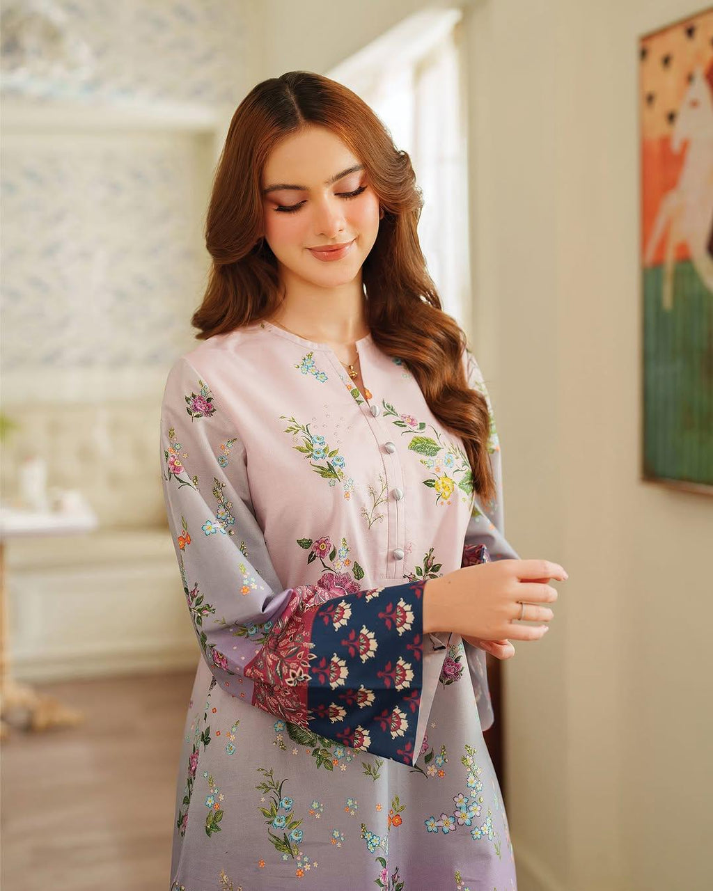 Forest Digital Print Set – Luxury Mid Season Silky Fabric