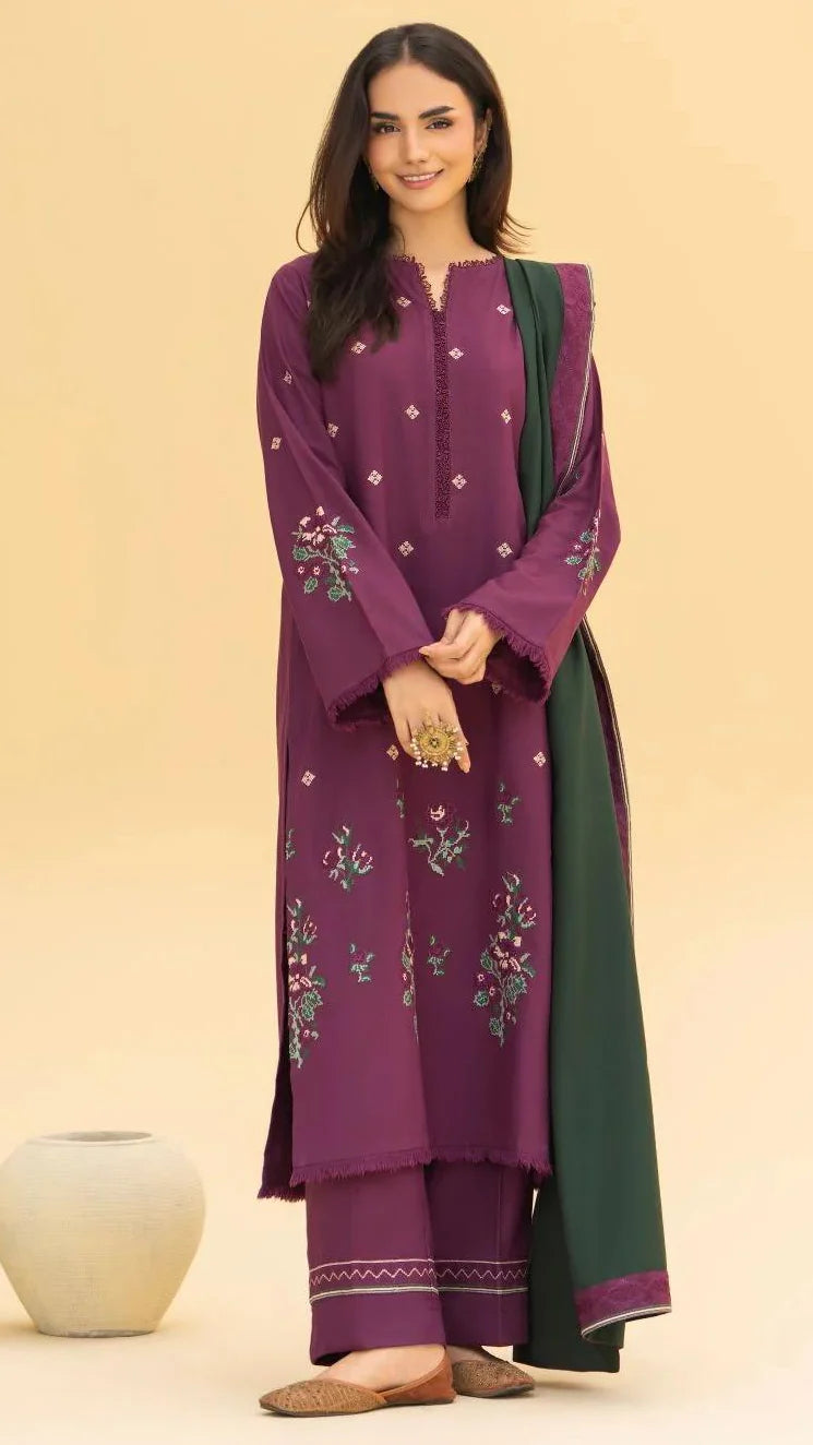 Kaira Embroidered 3PC Premium Arabic Lawn Summer Collection