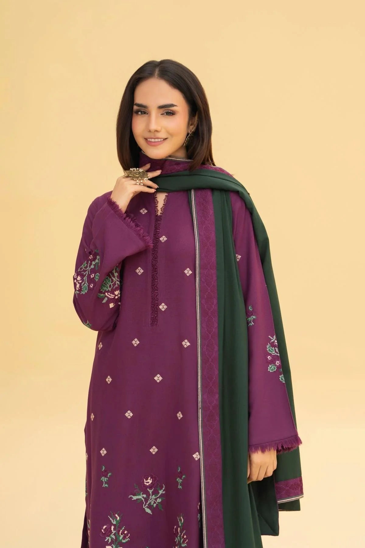Kaira Embroidered 3PC Premium Arabic Lawn Summer Collection