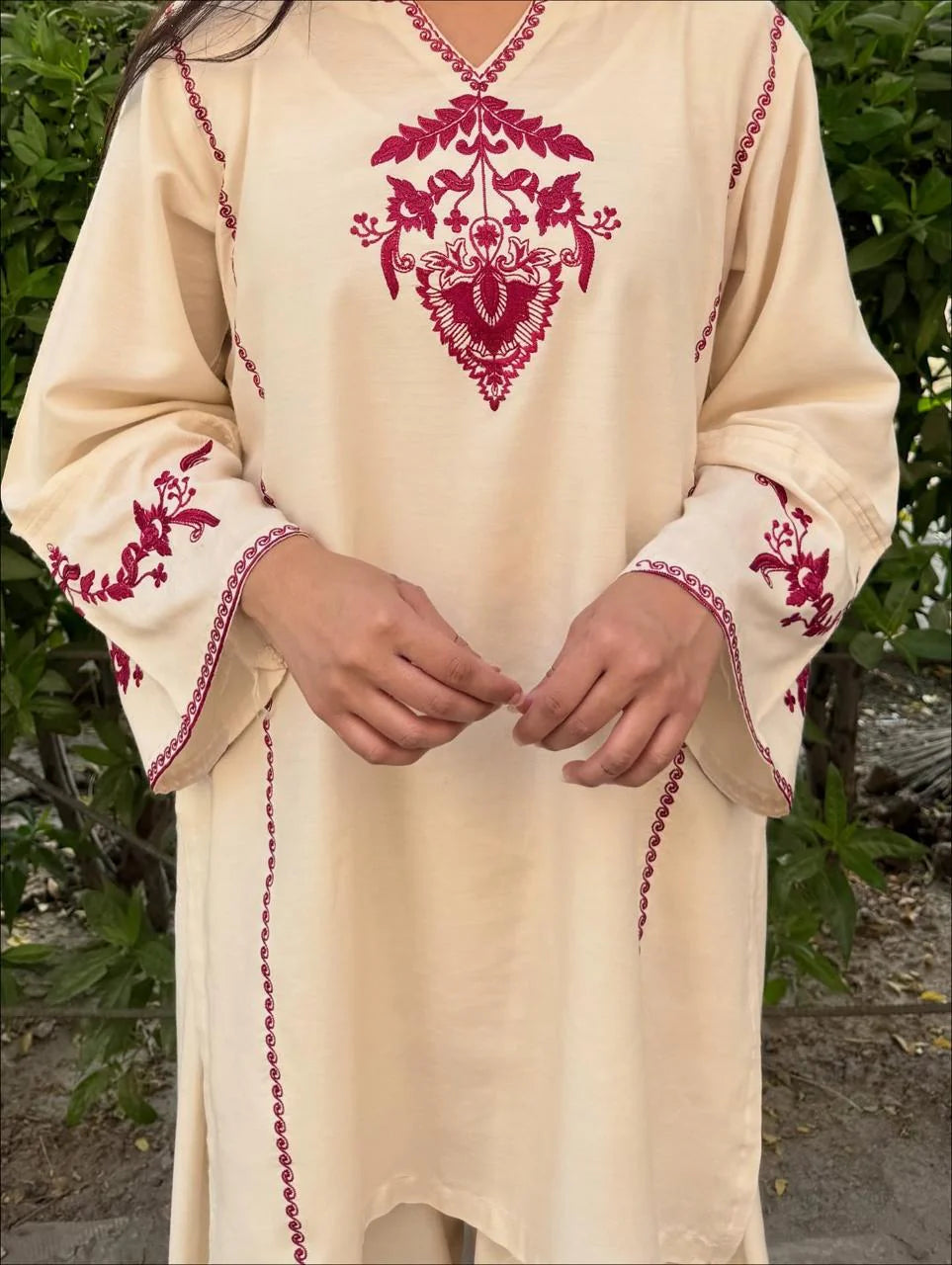 Loqab Embroidered Farshi Shalwar 2PC Winter Set