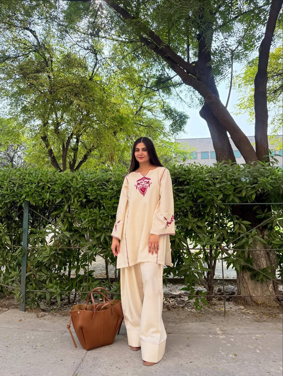 Loqab Embroidered Farshi Shalwar 2PC Winter Set