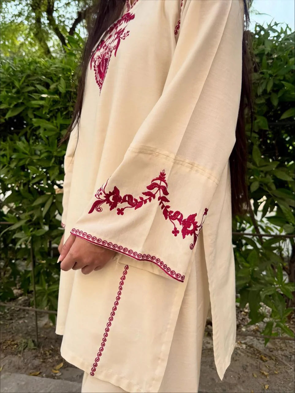 Loqab Embroidered Farshi Shalwar 2PC Winter Set