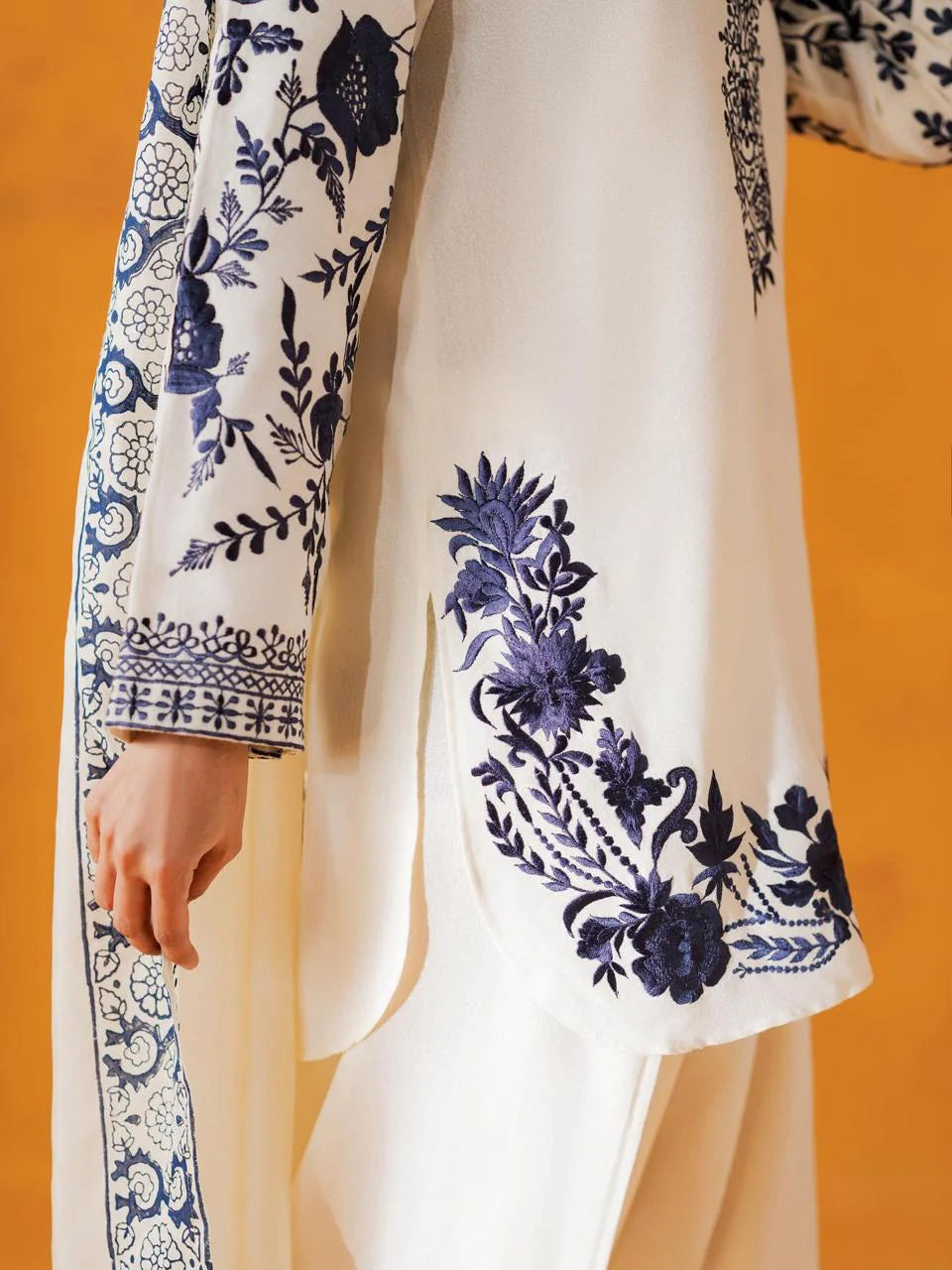 Jordan Embroidered Farshi Shalwar 3PC Premium Linen Collection
