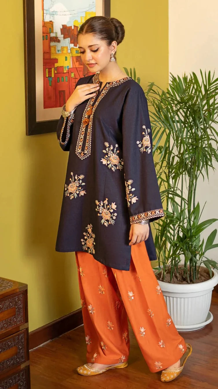 Chand Embroidered Farshi Shalwar 2PC Luxury Linen Collection
