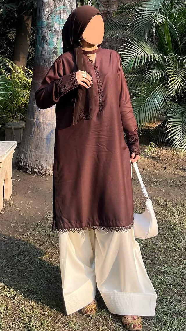 MJ Special Farshi Shalwar Set Premium Dhanak Collection