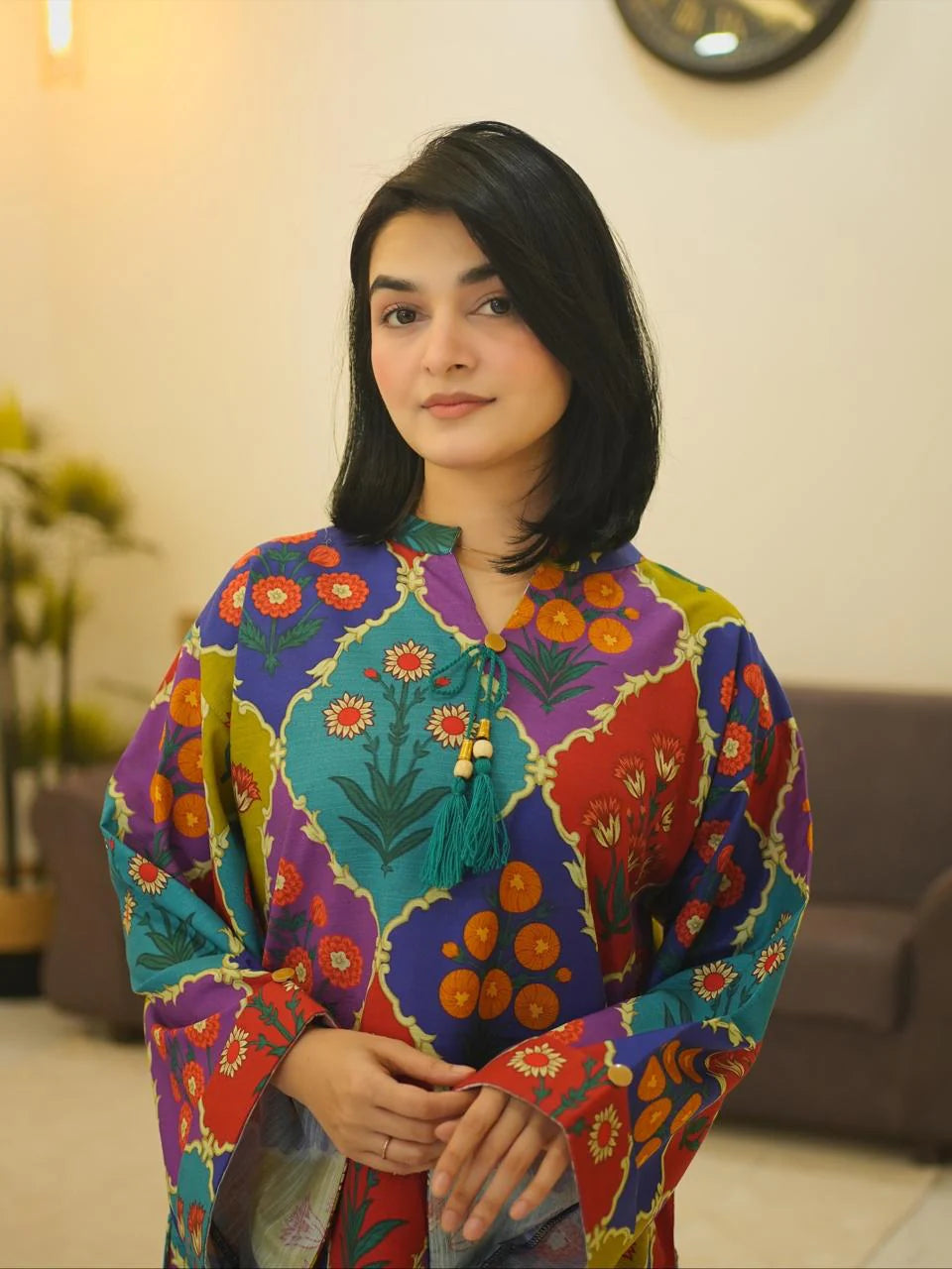 Khaddar Ameera Digital Co-Ord Set Premium Khaddar Collection