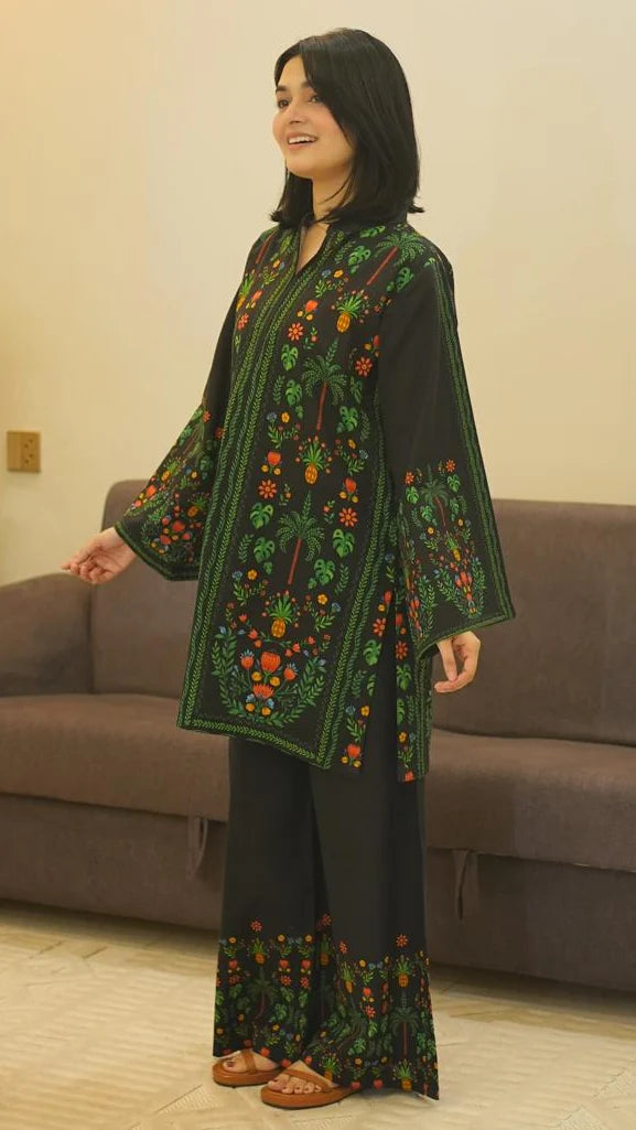 Khaddar Zohra Digital Co-Ord Set Premium Khaddar Collection