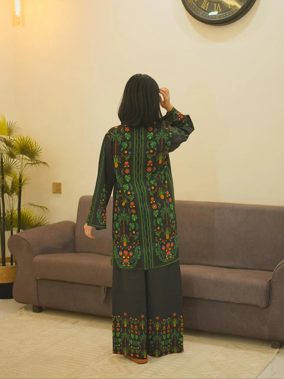 Khaddar Zohra Digital Co-Ord Set Premium Khaddar Collection