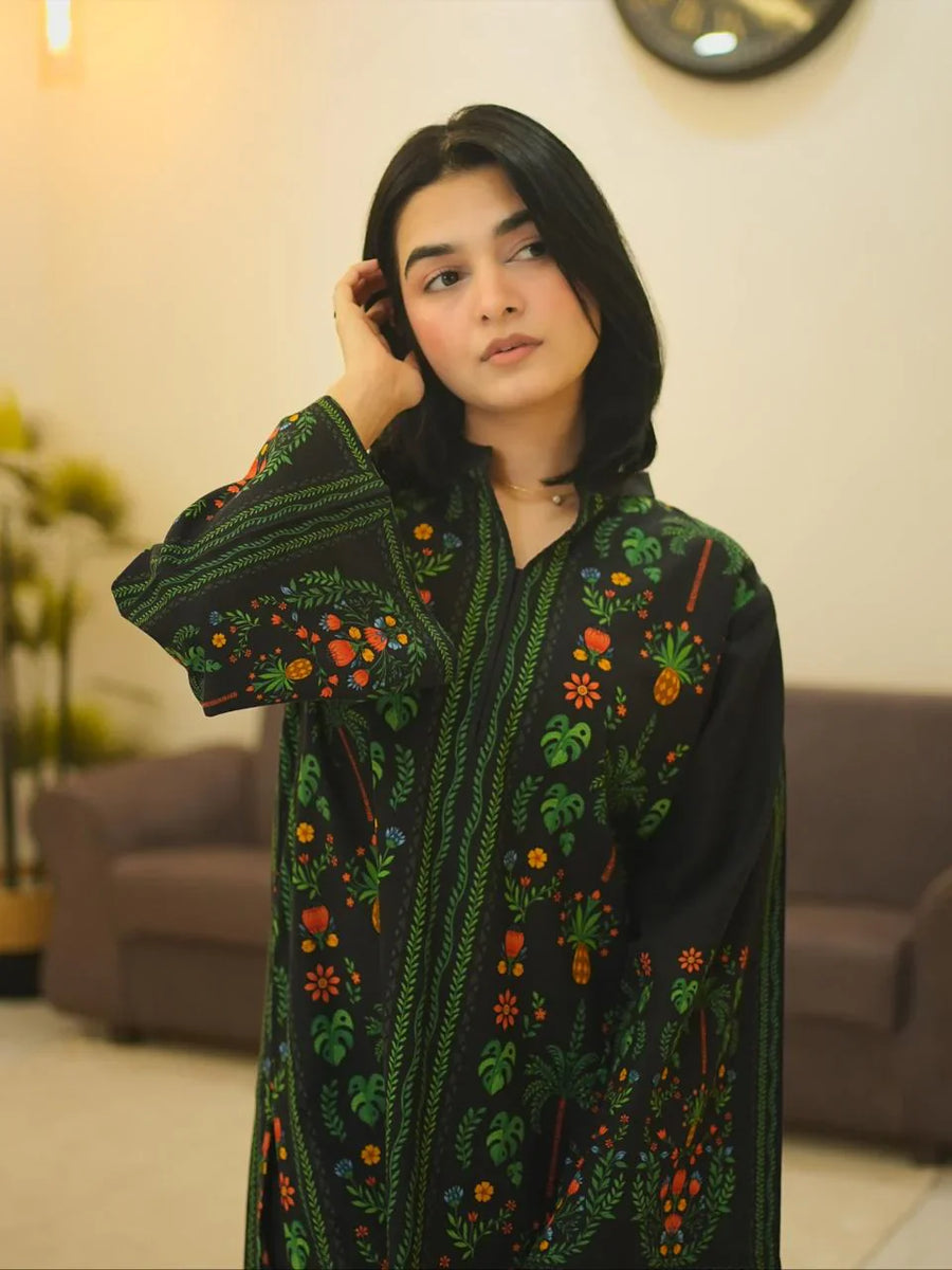 Khaddar Zohra Digital Co-Ord Set Premium Khaddar