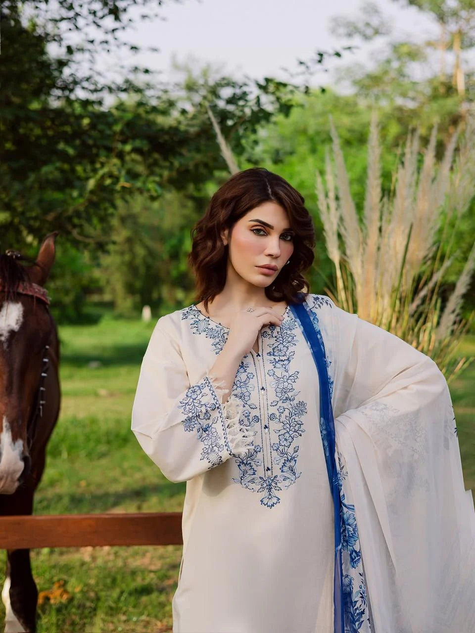 Batik Khaddar Embroidered 3PC Luxury Winter Collection