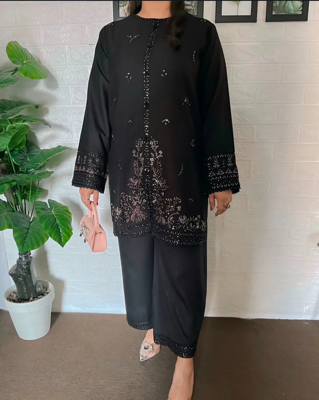 Jenifer Embroidery Co-Ord Set Premium Summer Linen