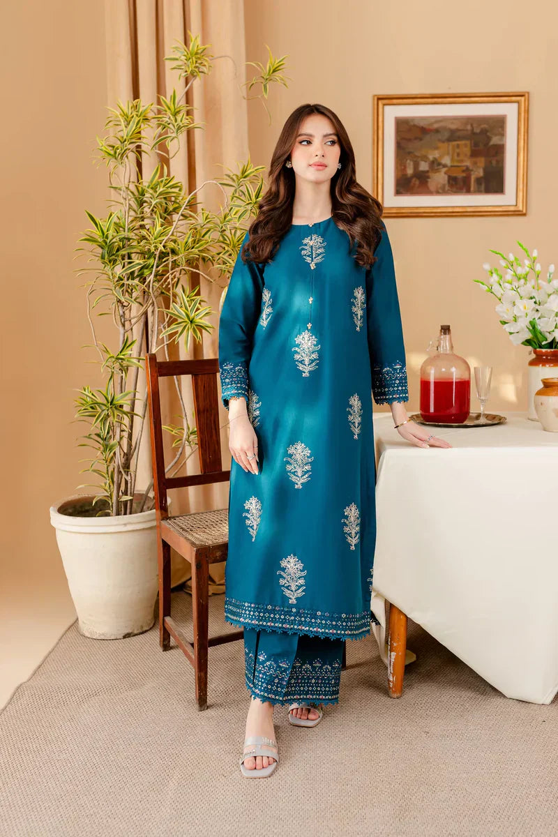 Malvin Sequins Embroidery Set Premium Stone Linen Collection
