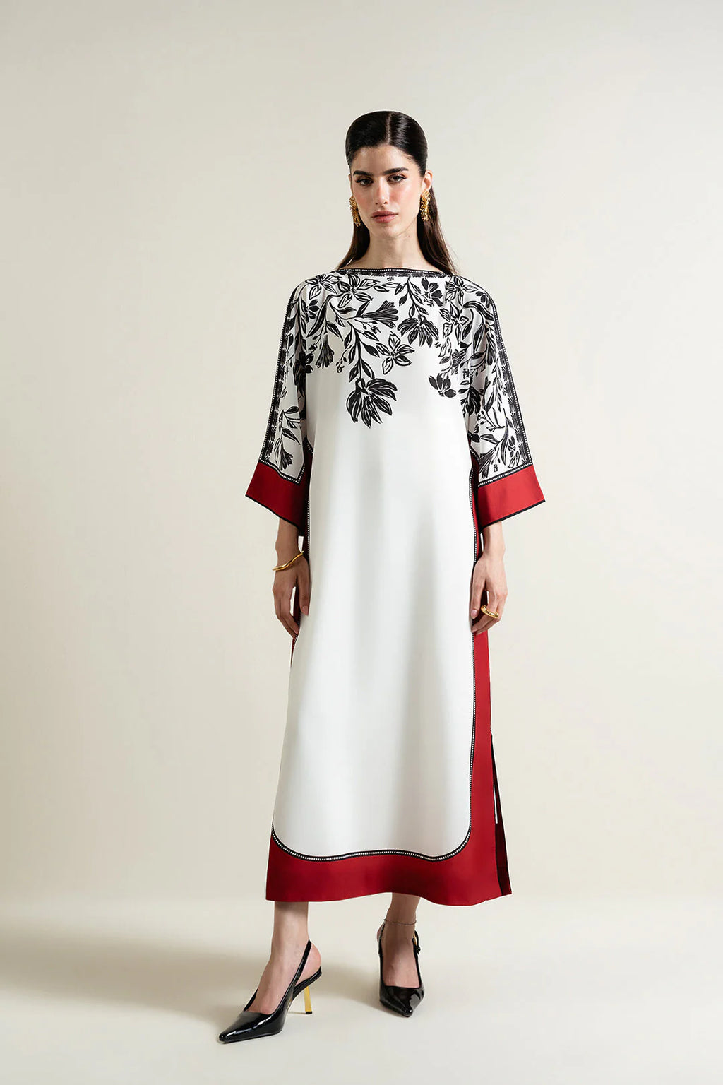 Nora Digital Kaftaan Style 3PC Premium Lawn
