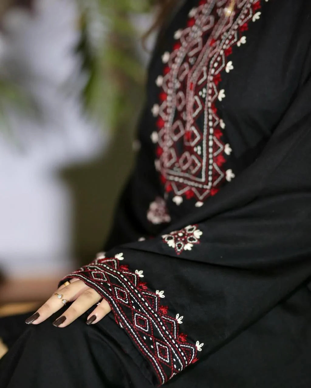 Black Luxe Embroidered 2PC Premium Linen Collection