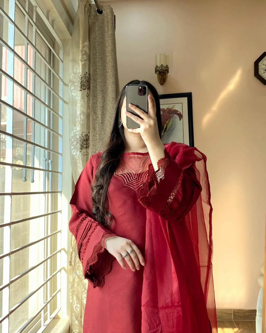 Mahnoor Silk Farshi Set 3PC Premium Collection