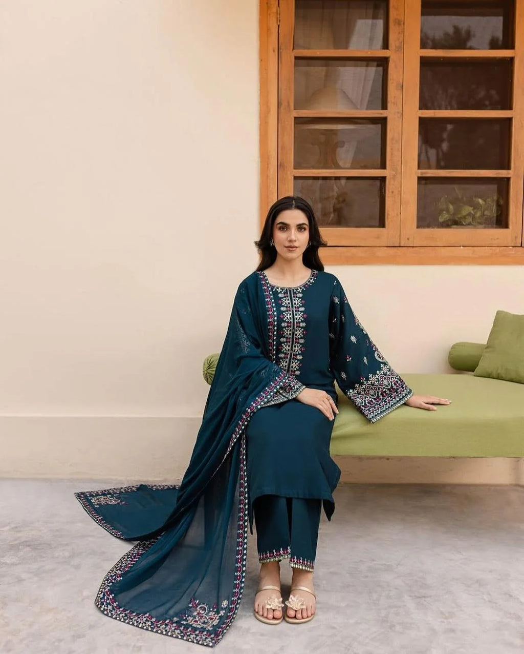Adab Embroidery 3PC