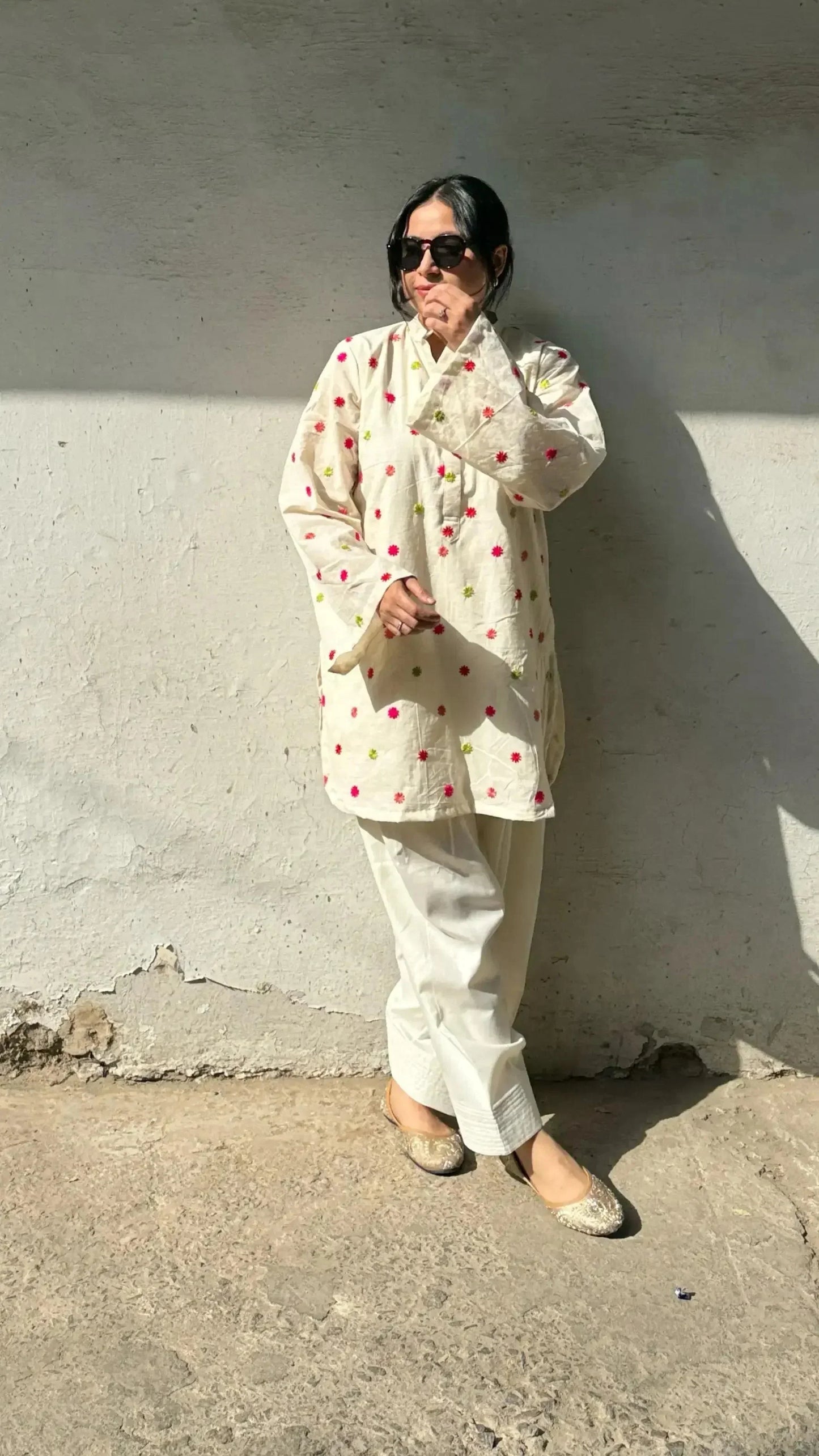 Heer Embroidered Farshi Shalwar 2PC Lawn Set