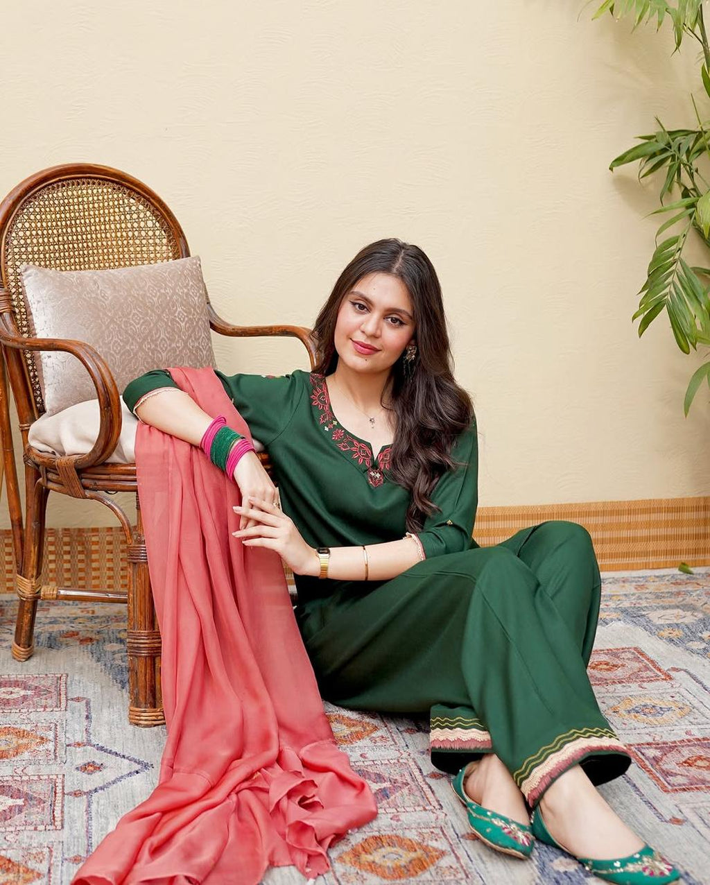 Hasena Fully Embroidered Farshi Shalwar 2PC Premium Summer Set