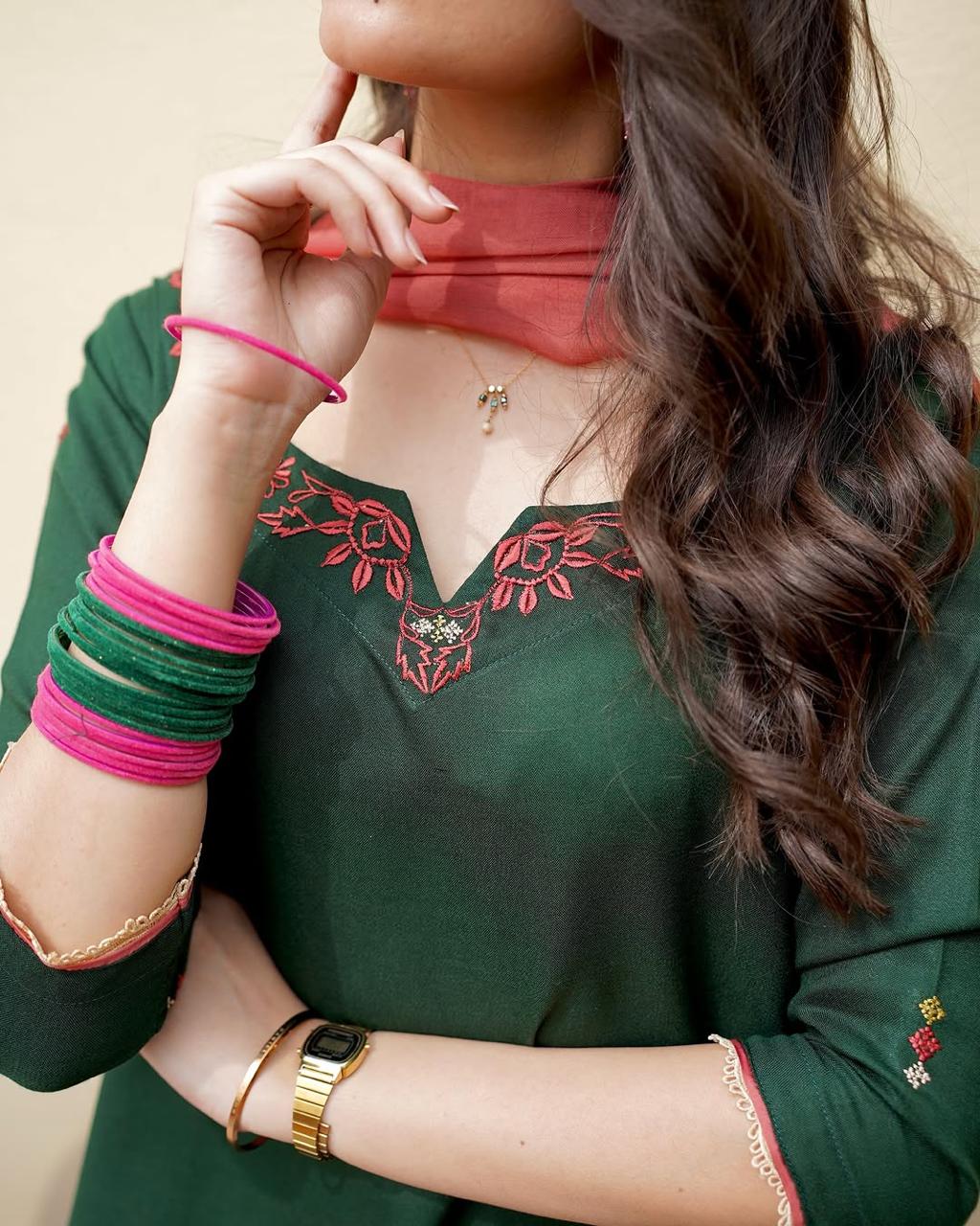 Hasena Fully Embroidered Farshi Shalwar 2PC Premium Summer Set