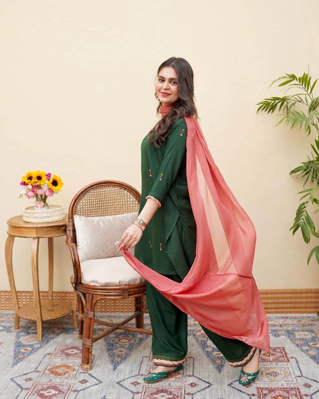 Hasena Fully Embroidered Farshi Shalwar 2PC Premium Summer Set
