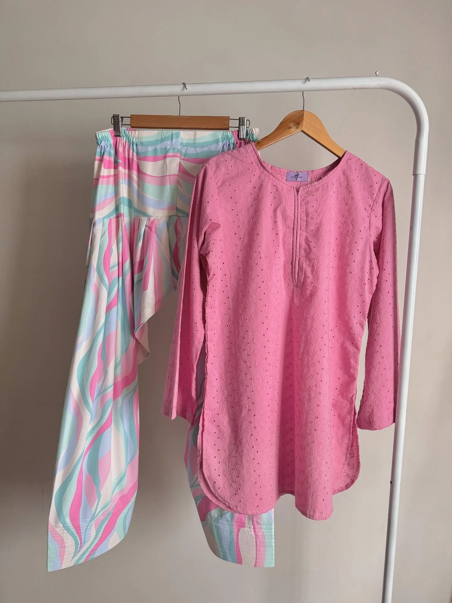 Blush Chicken Kari Farshi Shalwar 2PC Luxury Collection