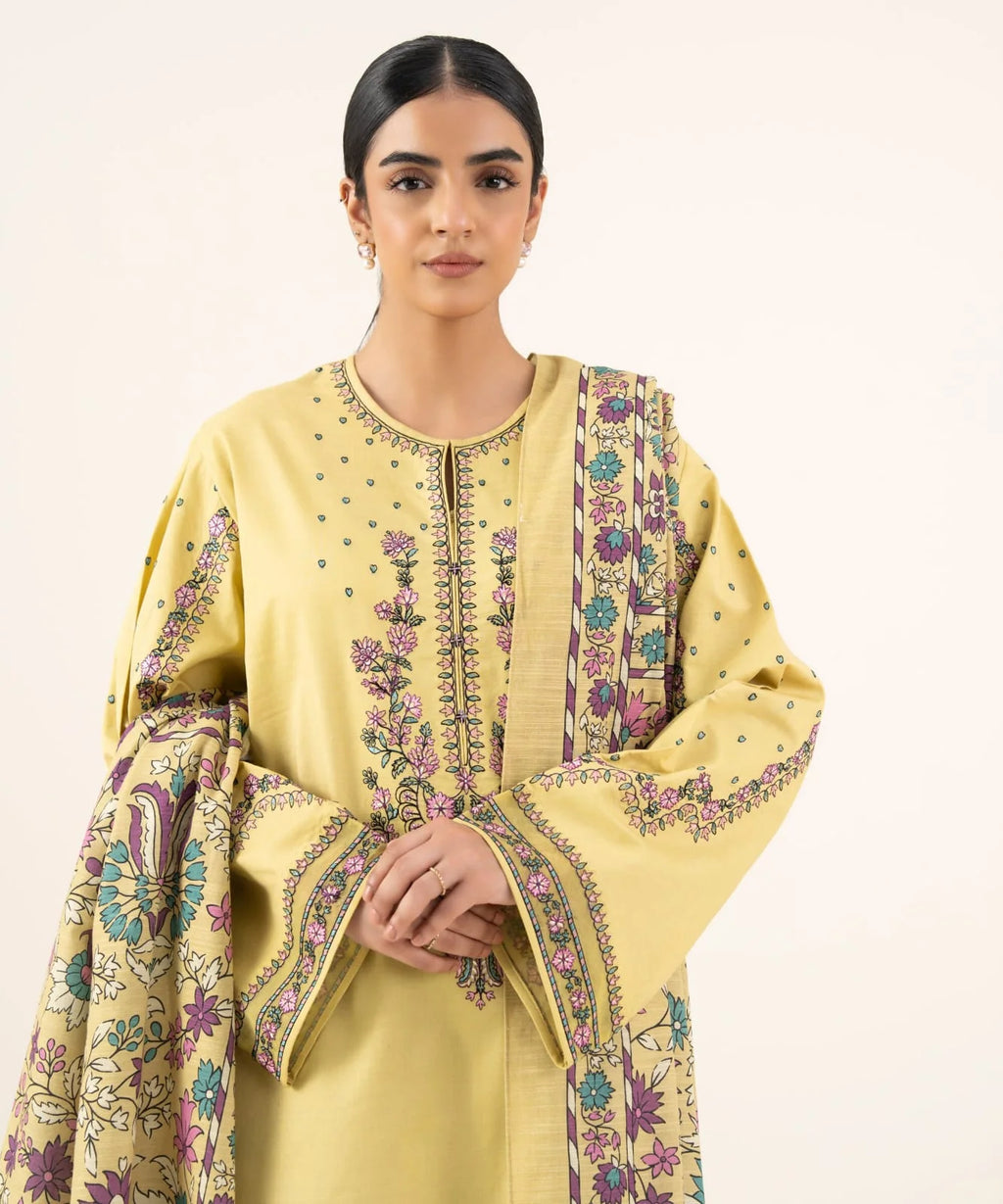 Ayel Khaddar Embroidered 3PC Luxury Winter Collection