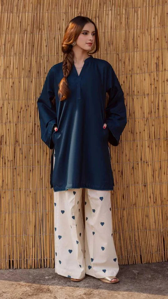 Zinc Pocket Dhanak Embroidered 2PC Winter Set