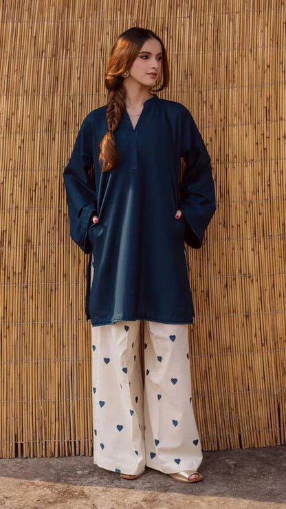 Zinc Pocket Dhanak Embroidered 2PC Winter Set