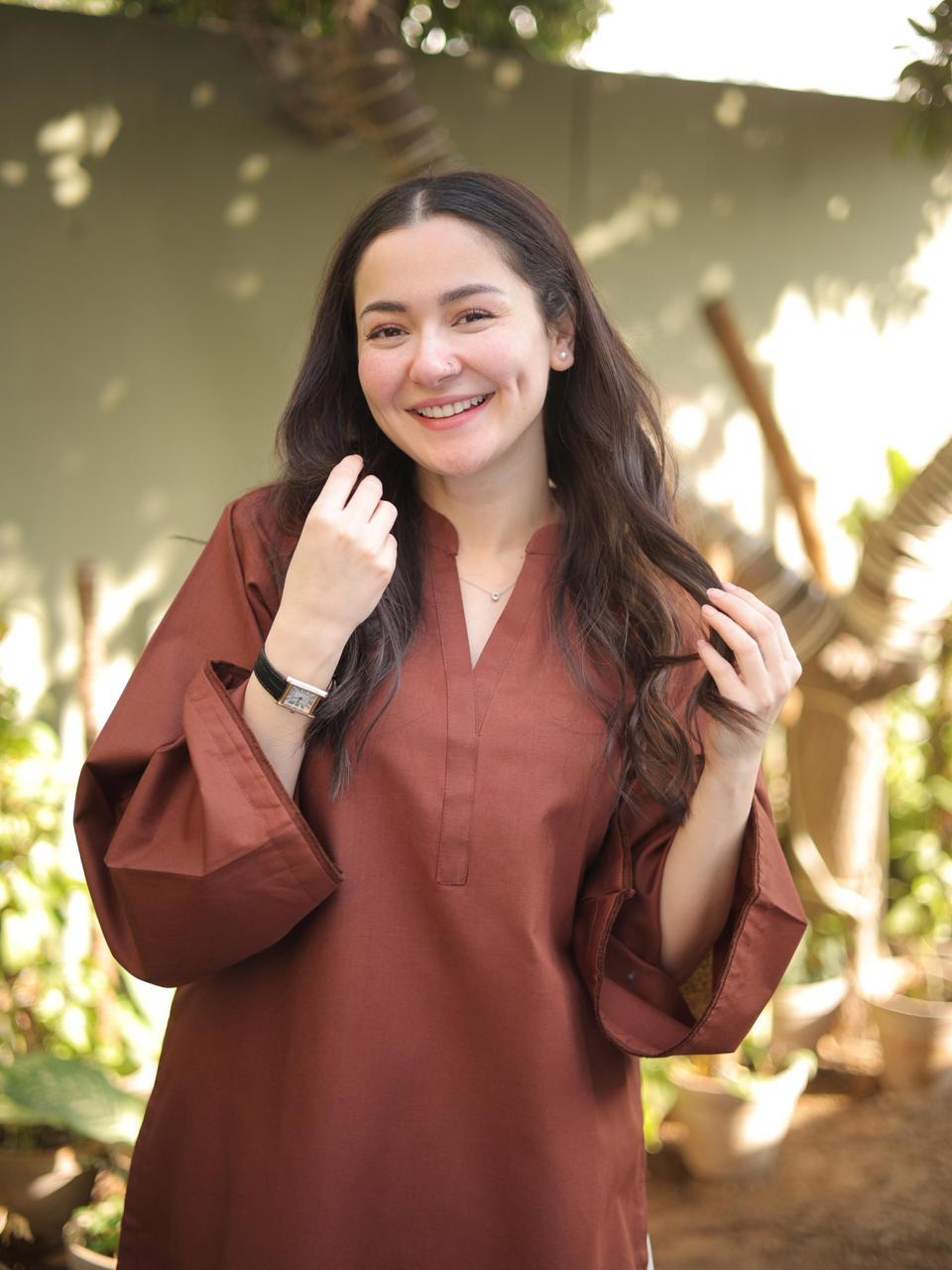 Brown Pocket Dhanak Embroidered 2PC Winter Set