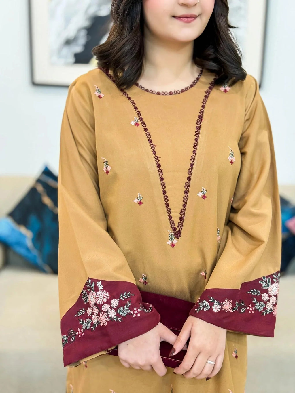 Eid Arisa Embroidered Co-Ord Set