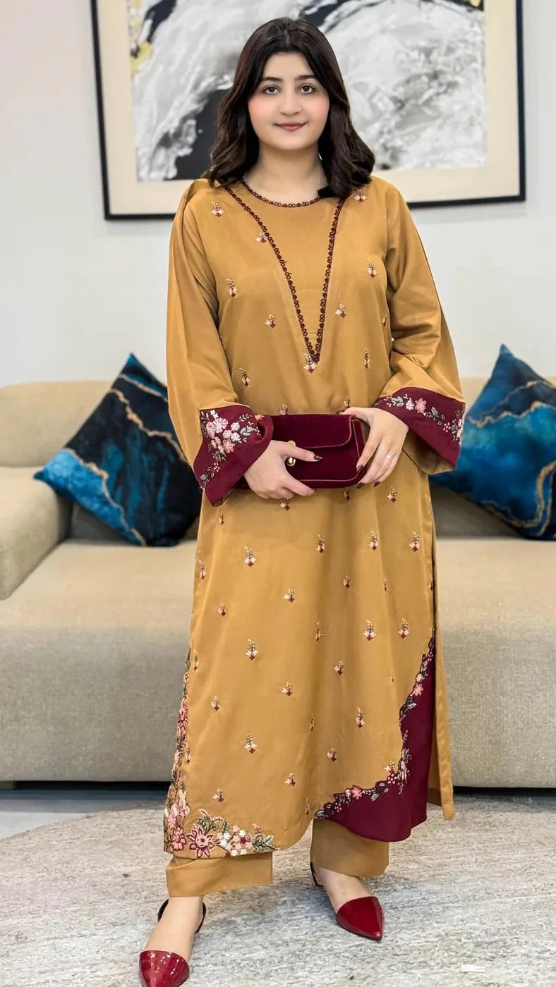 Eid Arisa Embroidered Co-Ord Set