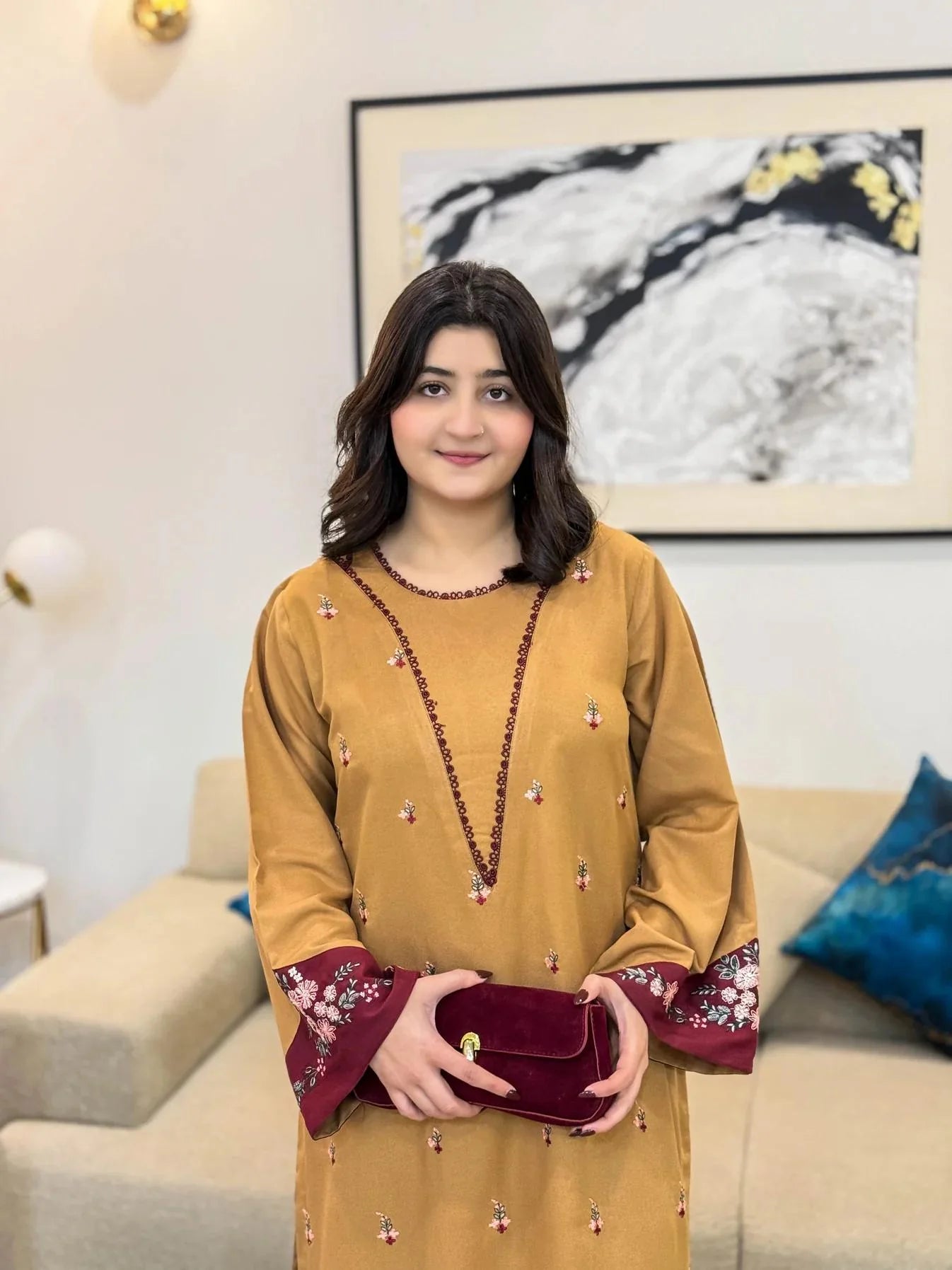 Eid Arisa Embroidered Co-Ord Set