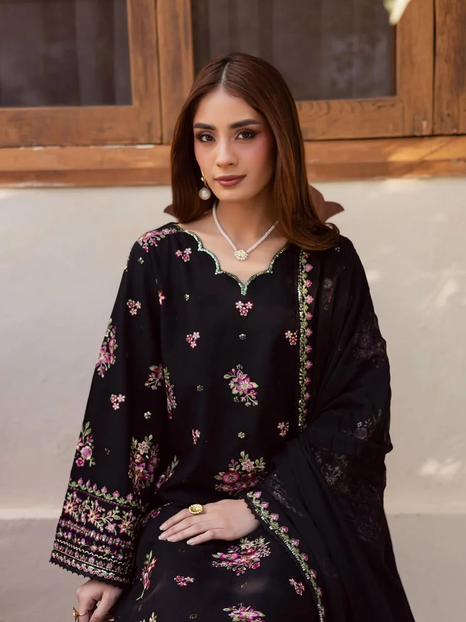 Ramona Embroidered 3PC Luxury Eid Linen Collection