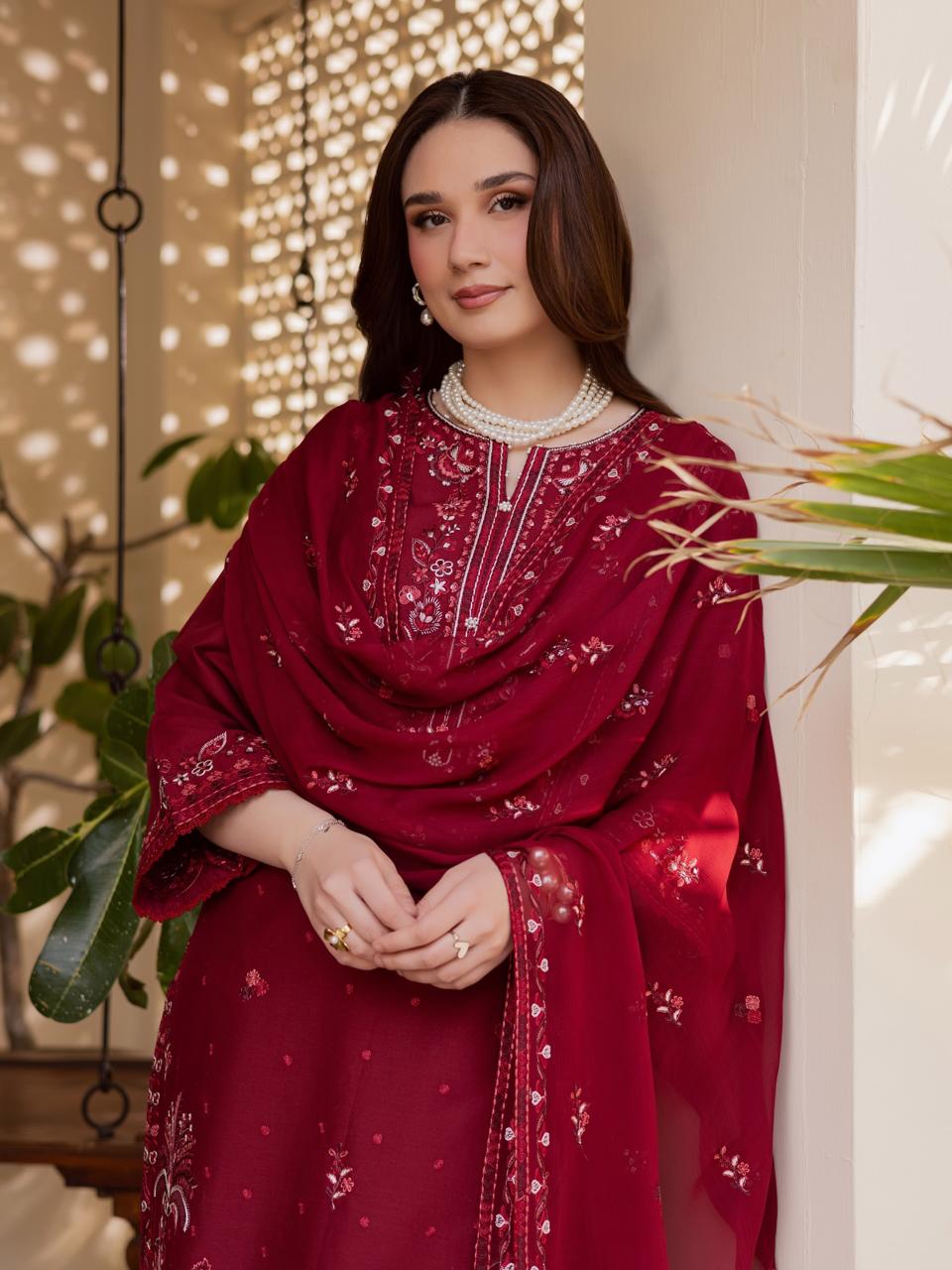 Ramona Embroidered 3PC Luxury Eid Linen Collection
