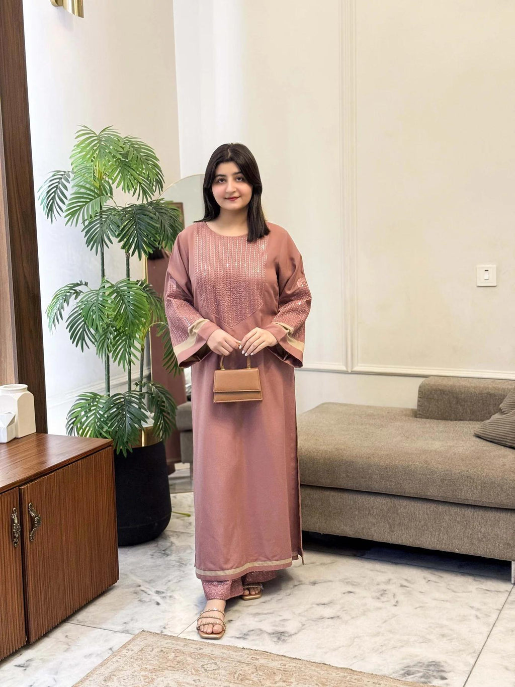 Suroor Embroidered Co-Ord Set Premium Arabic Lawn