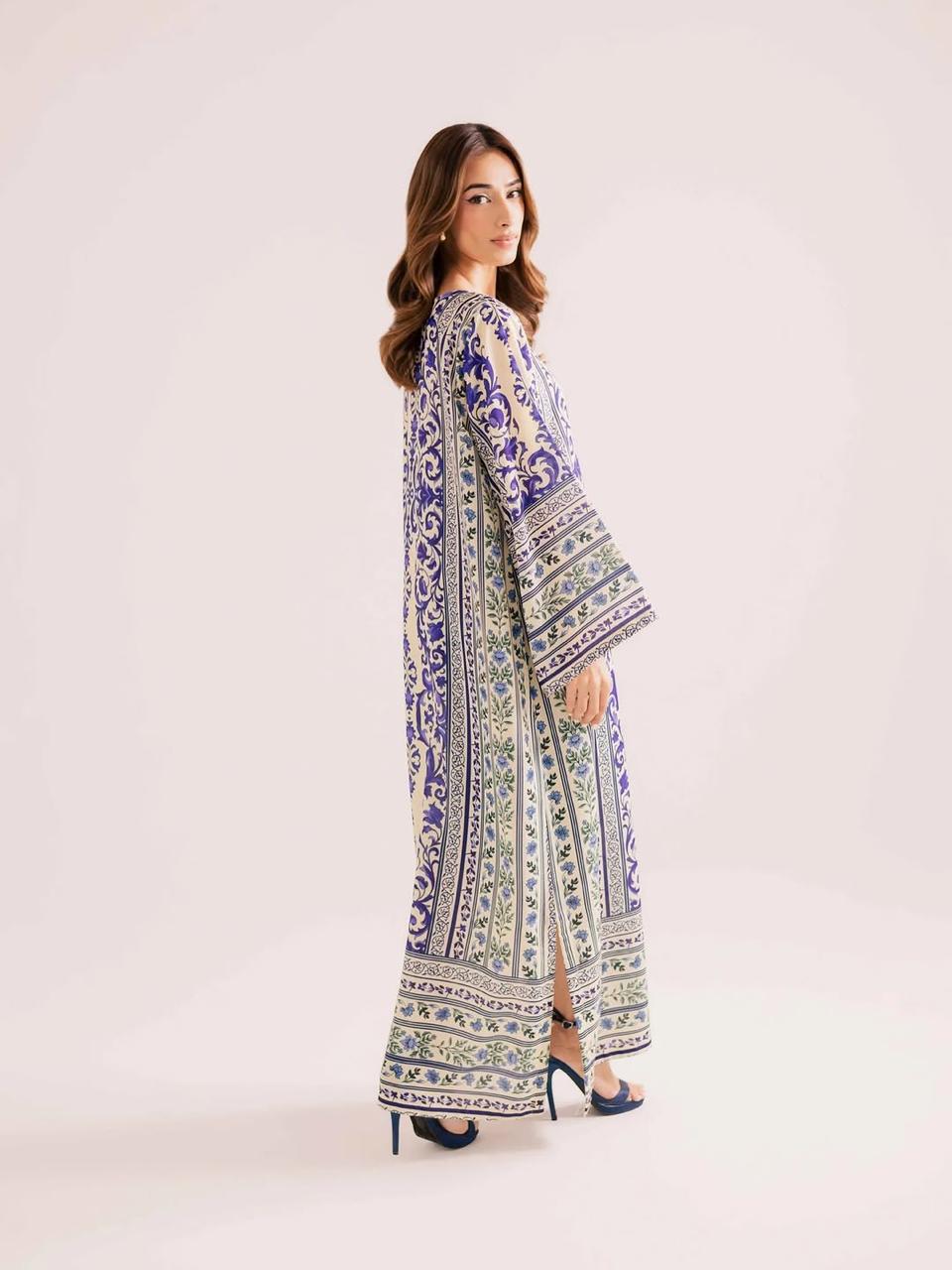Yasmeen Digital Kaftaan Premium Lawn