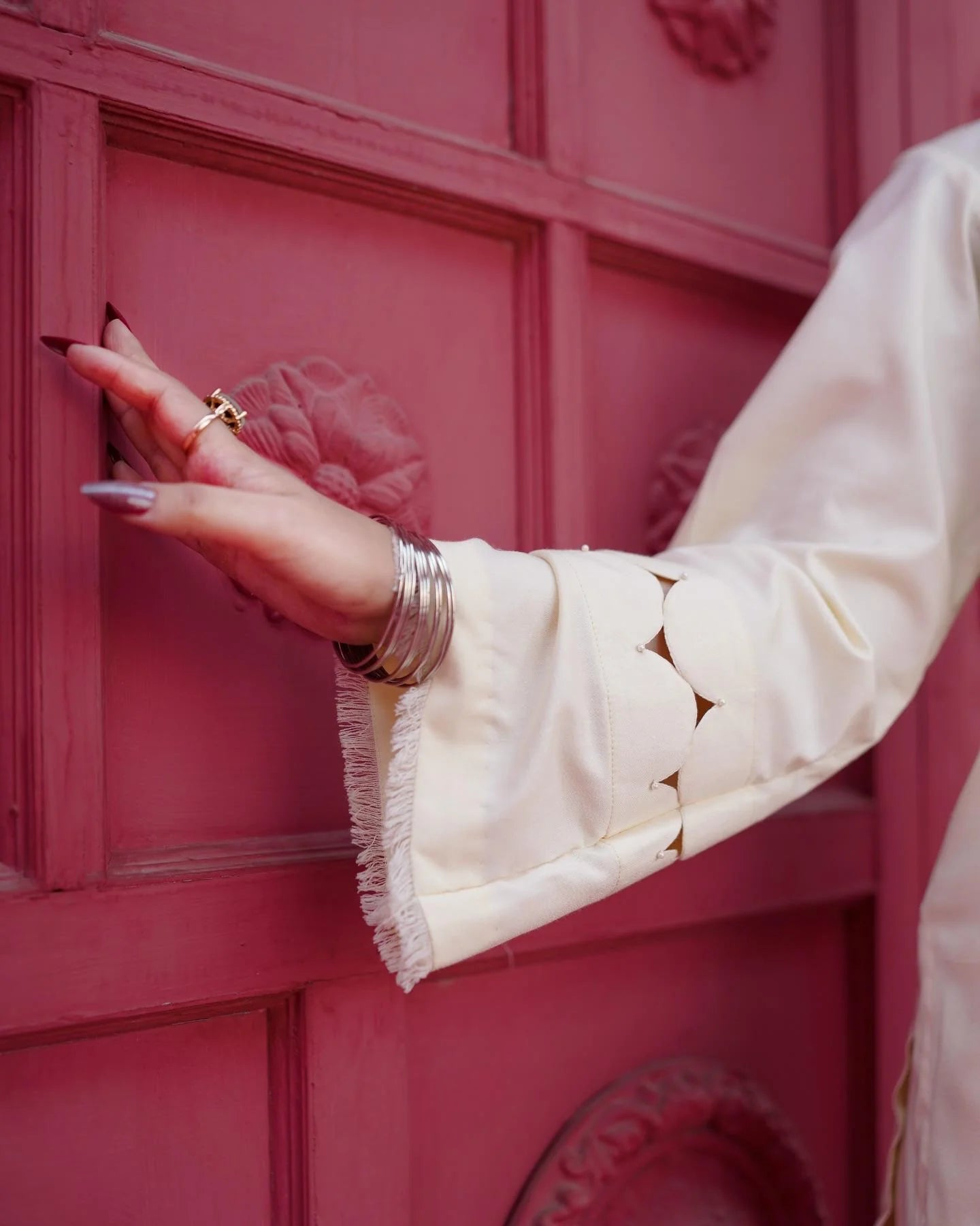 Malai Farshi Shalwar 2PC Stone Linen Set