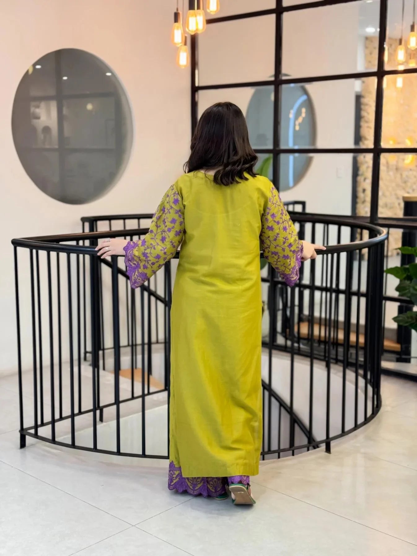 Fahmi Embroidered Co-Ord Set 2PC Luxury Eid Collection