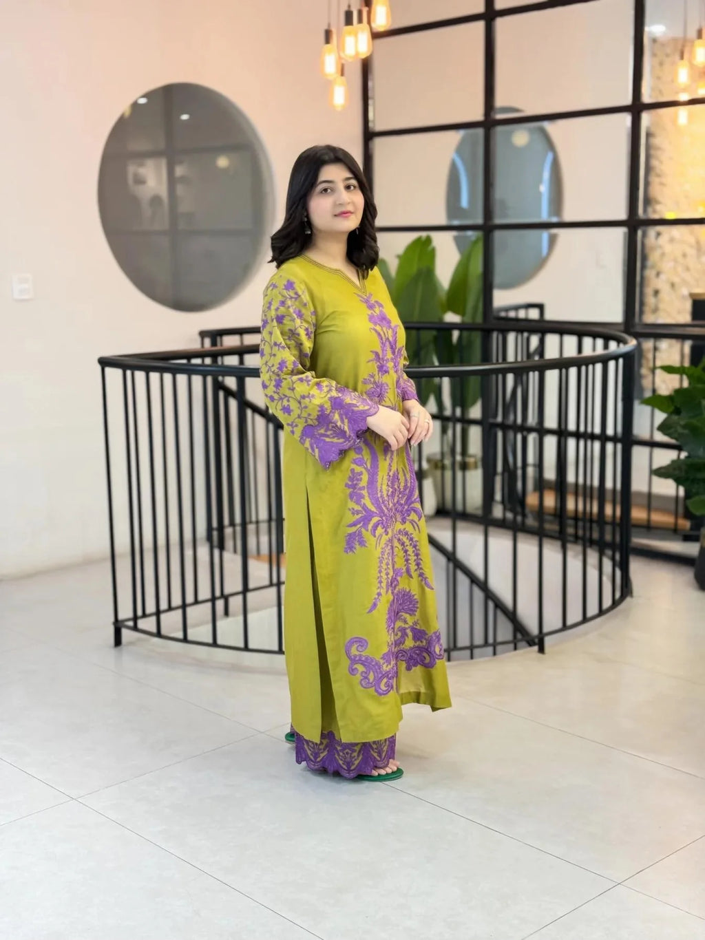 Fahmi Embroidered Co-Ord Set 2PC Luxury Eid Collection