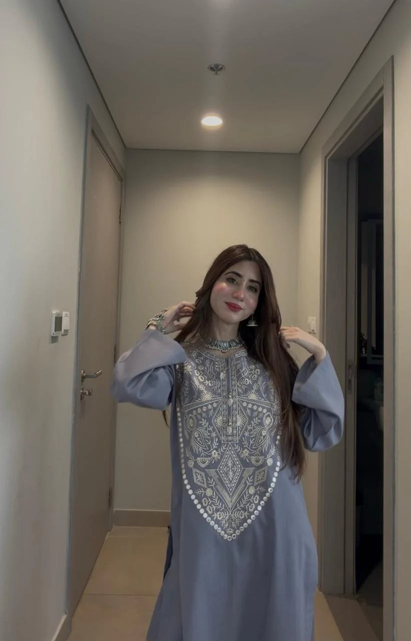 Daim Embroidered Co-Ord Set 2PC Luxury Eid Collection