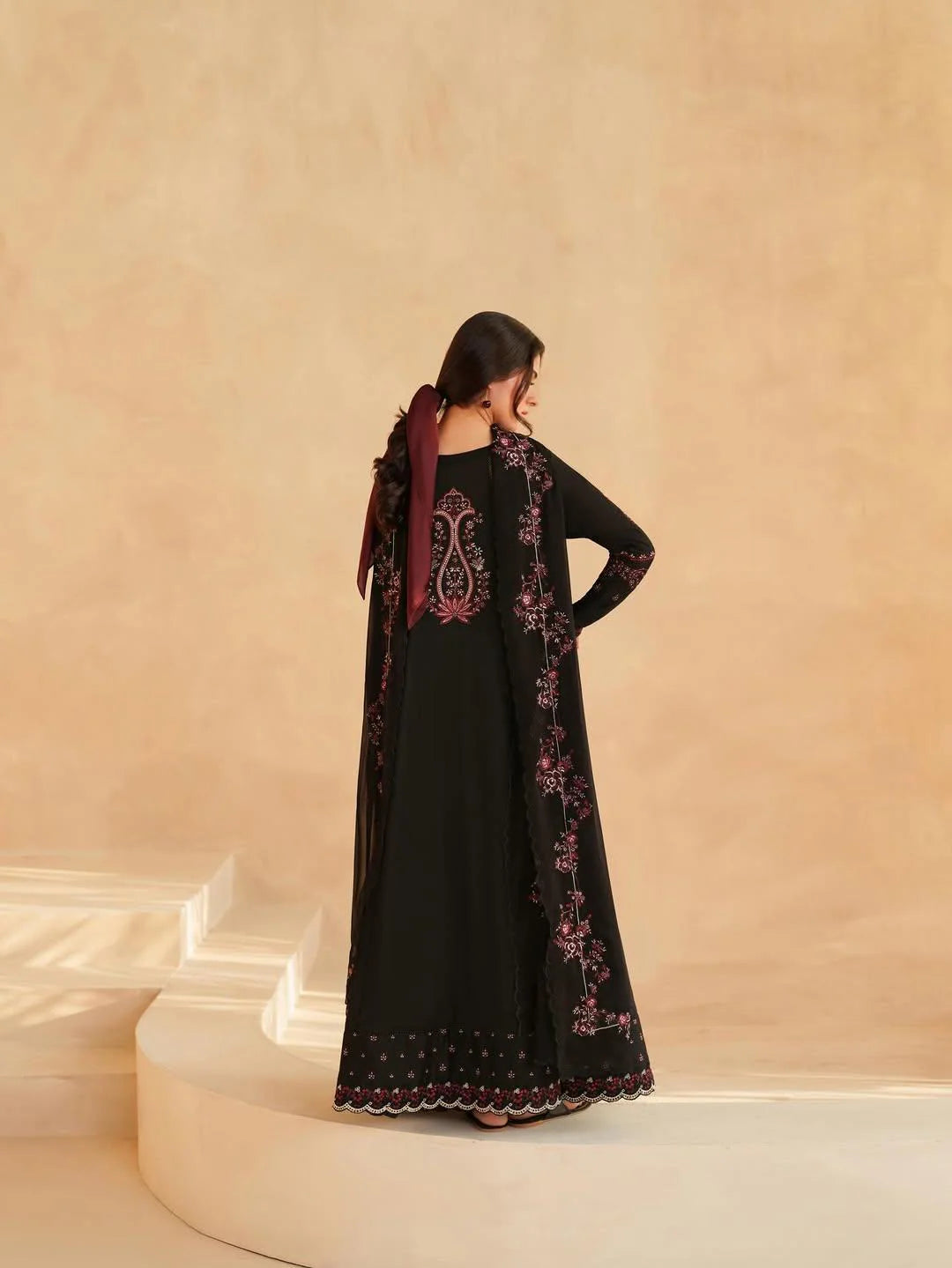 Anarkali Embroidered Maxi 3PC Luxury Eid Collection