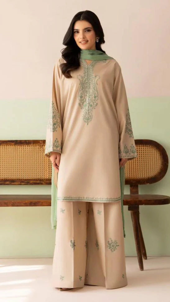 Inzi Embroidered 3PC