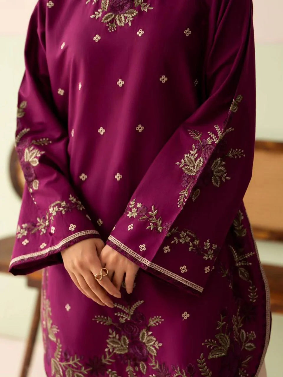 Velza Emb Farshi Shalwar 3PC