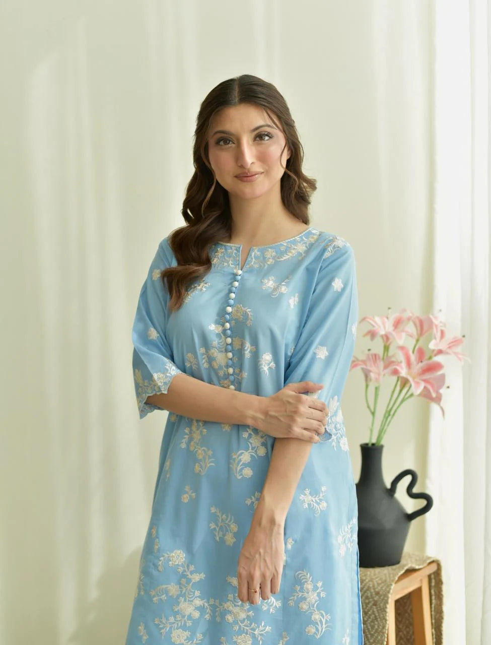 Raya Emb Shalwar 3PC