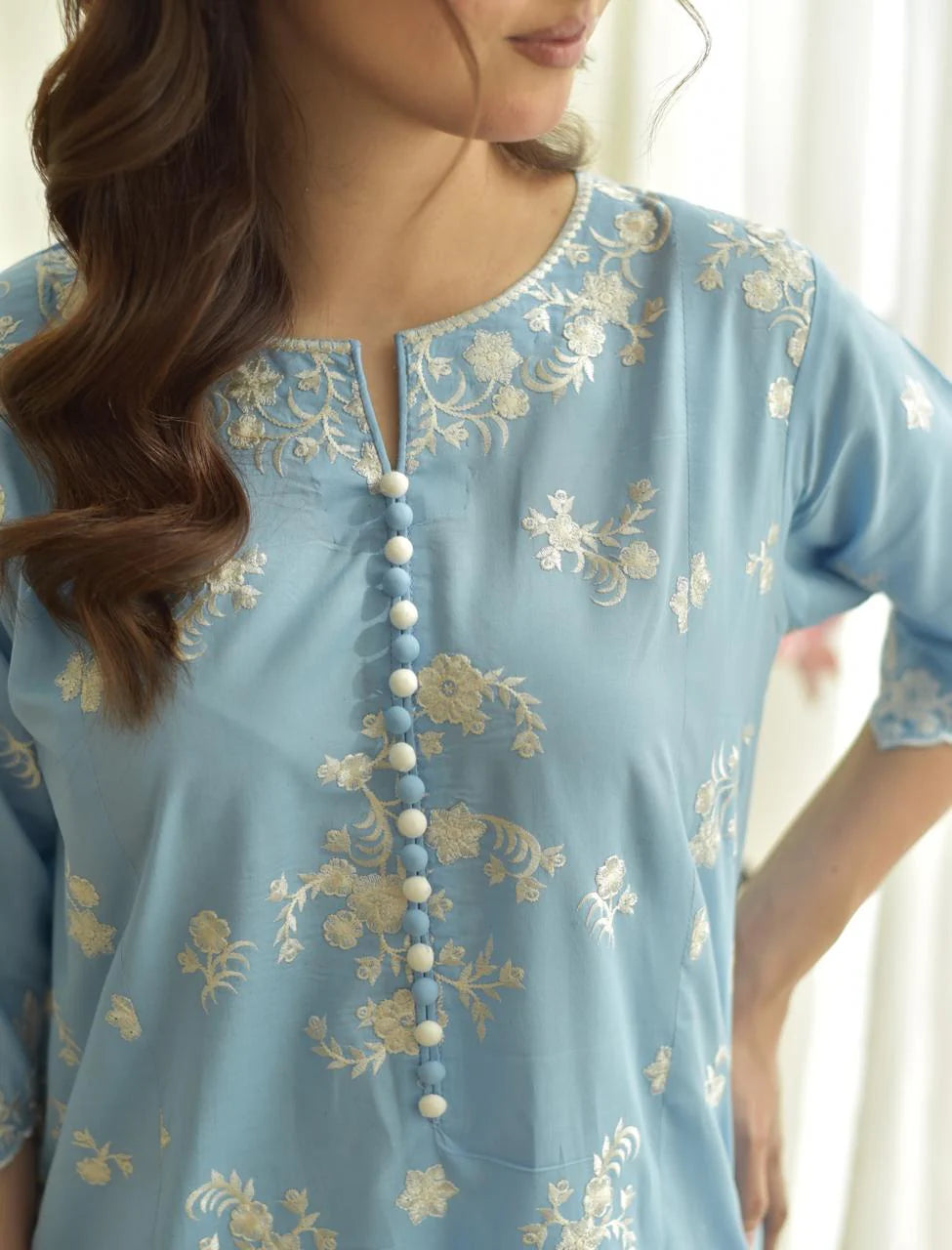 Raya Emb Shalwar 3PC